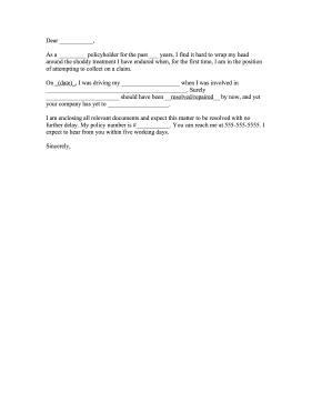 Car Insurance Complaint Letter Letter of Complaint