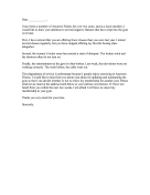 Gym Complaint Letter