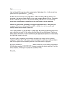 Health Insurance HMO Complaint Letter